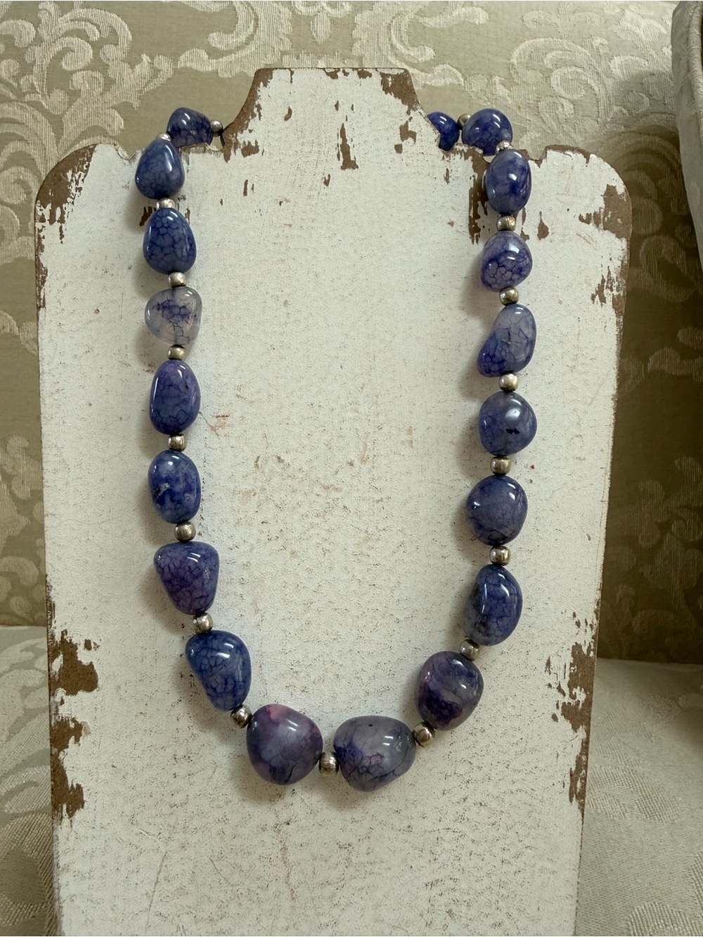 Tanzanite Necklace in blue violet